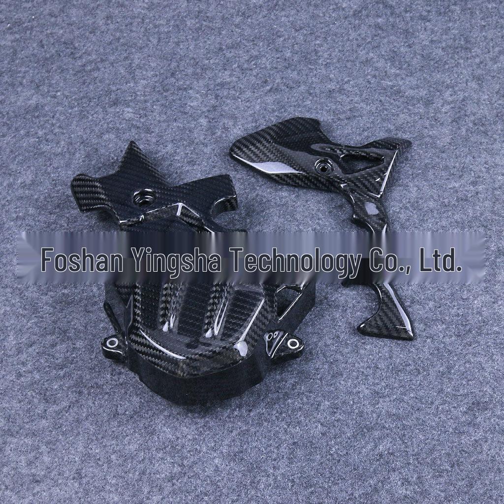 Capa de Motor em Fibra de Carbono Kawasaki Ninja 400 (2018+)