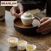 120ml Soda Glaze Hacking Teapot Vintage Tea Infuser Pot Household Tea Making Kettle With Strainer Drinkware Supplies Collection