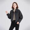 Women's 100% Wool Double-Faced Short Coat