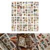 20 Pieces Planner Stickers Decals Decorative Retro Design DIY Diary Scrapbooking