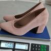 22 Large Size High Heels Professional Fairy Style Thick Heel Suede Temperament Elegant Single Shoes