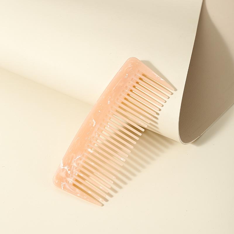 Huiyun Jewelry Portable Marble Pattern Hair Comb for Smooth Styling