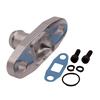 Car Turbo Oil Return/Drain Engine Block Side Flange Adapter Kit To Straight 3/4” Bard For T3 T4 T04B T04E Car Accessories