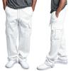 Men's  Cargo Pants Loose Drawstring Sweatpants with Pockets Sports Straight Trousers Jogging Long Pants Hip Hop Streetwear