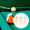 10 Pieces Billiard Cue Sticks Ferrule Tube Screw on Pool Tips Portable for