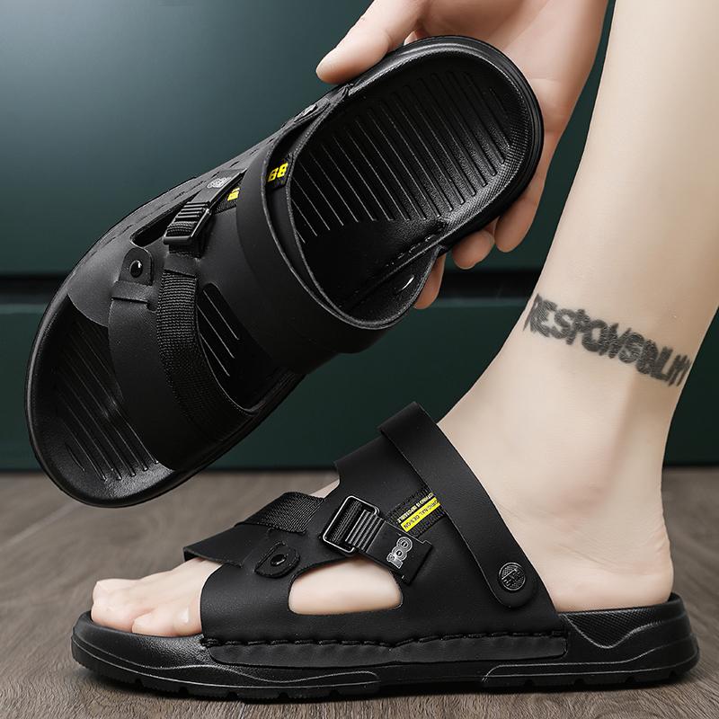 Pánské ležérní sportovní sandály léto nadměrná velikost venkovní chladivé turistické plážové boty pohodlná měkká podrážka prodyšné pantofle pro dvojí použití