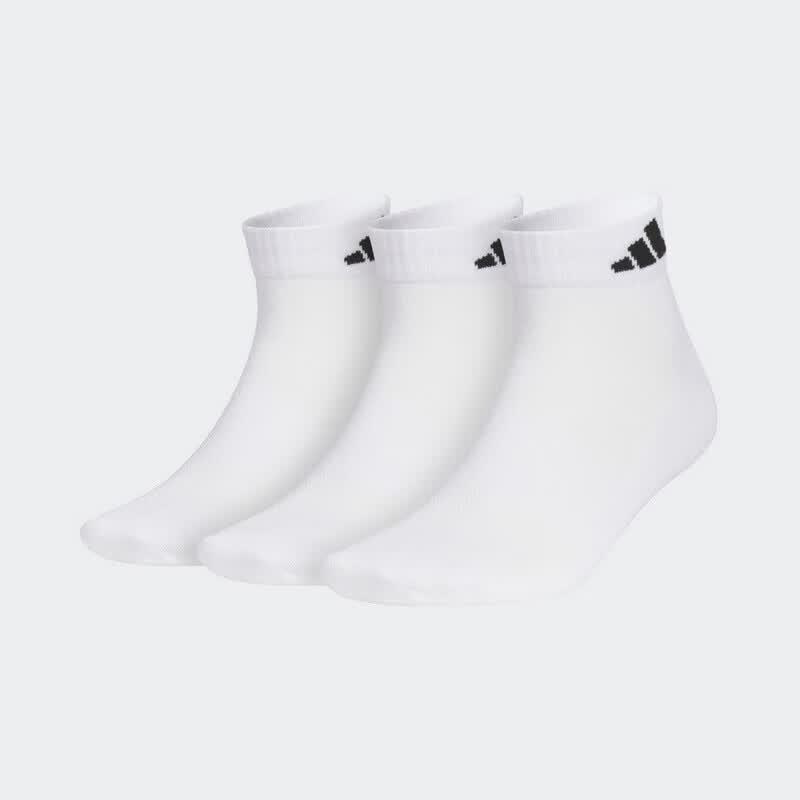 Adidas Unisex Breathable 3-Pair Socks M