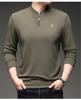 Woodpecker Herren Hoodie mit halbem Reißverschluss, Stehkragen und langen Ärmeln - Frühjahr/Herbst Kollektion 2025