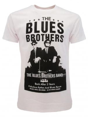 The Blues Brothers Band Original Movie Cult 80 Official White Jersey T-Shirt-