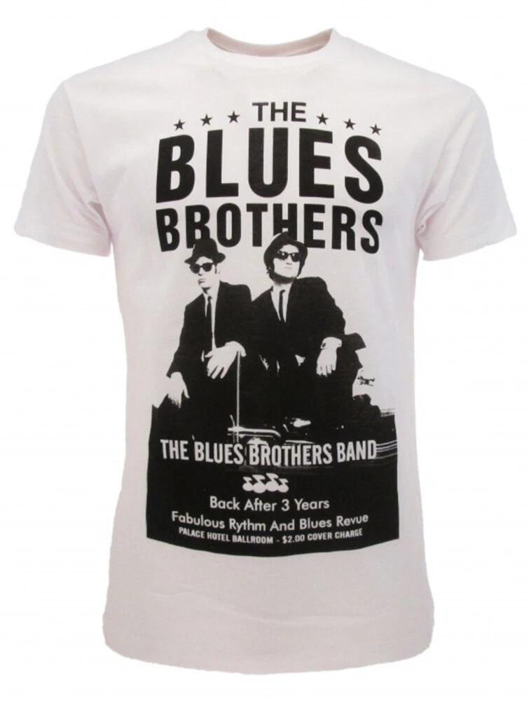

The Blues Brothers Band Original Movie Cult 80 Official White Jersey T-Shirt- 3XL