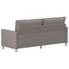 Sofa Taupe 196 x 81 x 87.5 cm Fabric