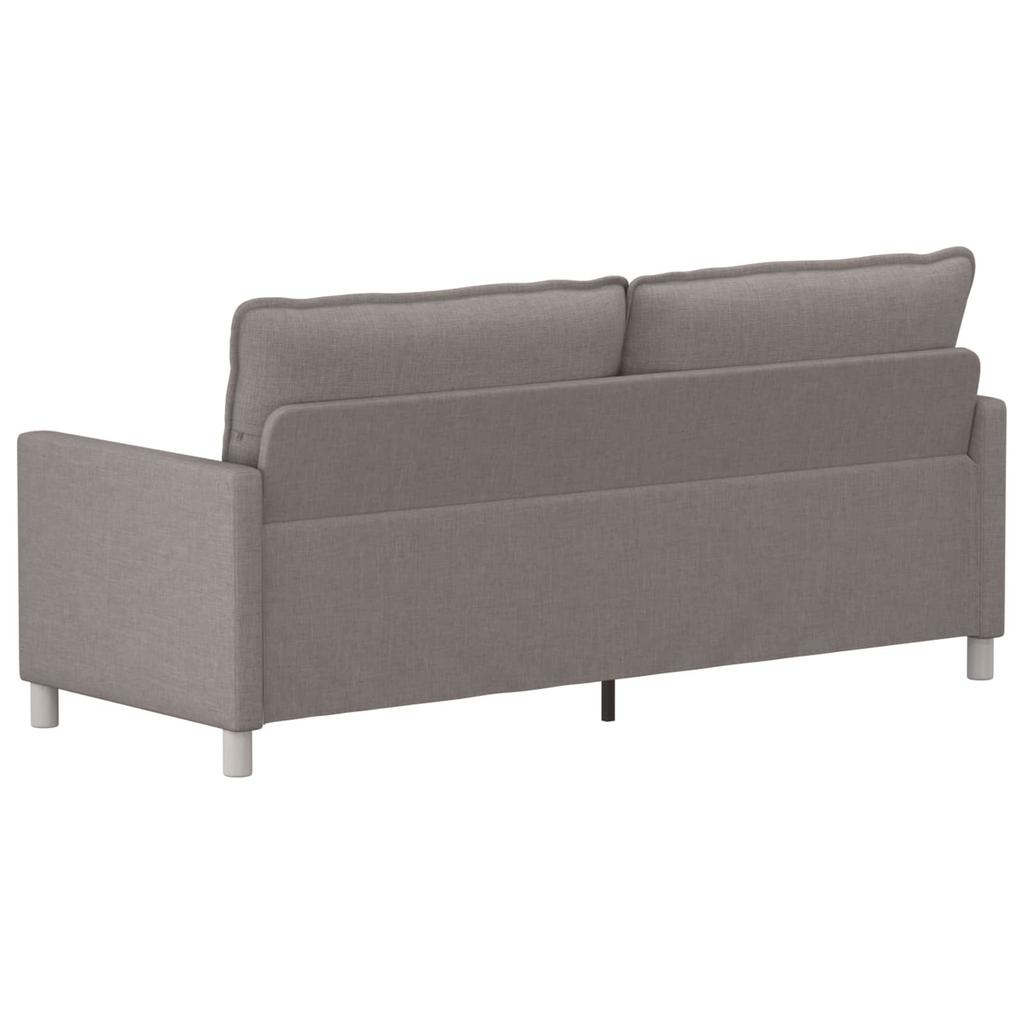 Sofa Taupe 196 x 81 x 87.5 cm Fabric