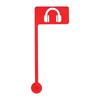 Monitor Status Flag,Desk Sign Flag Desk Work Status Sign in Plastic with Joining Parts and Raised Desk Message Display for Home Office Desks