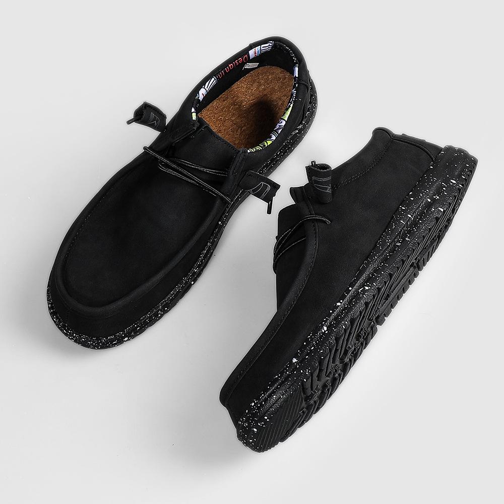 Autumn and winter foreign trade large size 48 loafers men's Amazon leather one-pedal driving casual lazy shoes