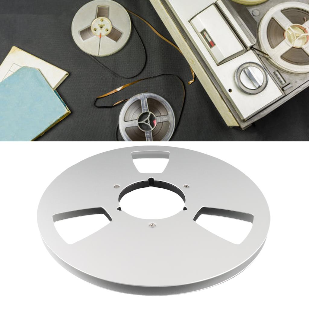 1Celsius4 10.5 Inch Empty Tape Reel Aluminum Alloy Reel Tape Recorder Accessory Empty Disc Opening Machine Parts for Nab