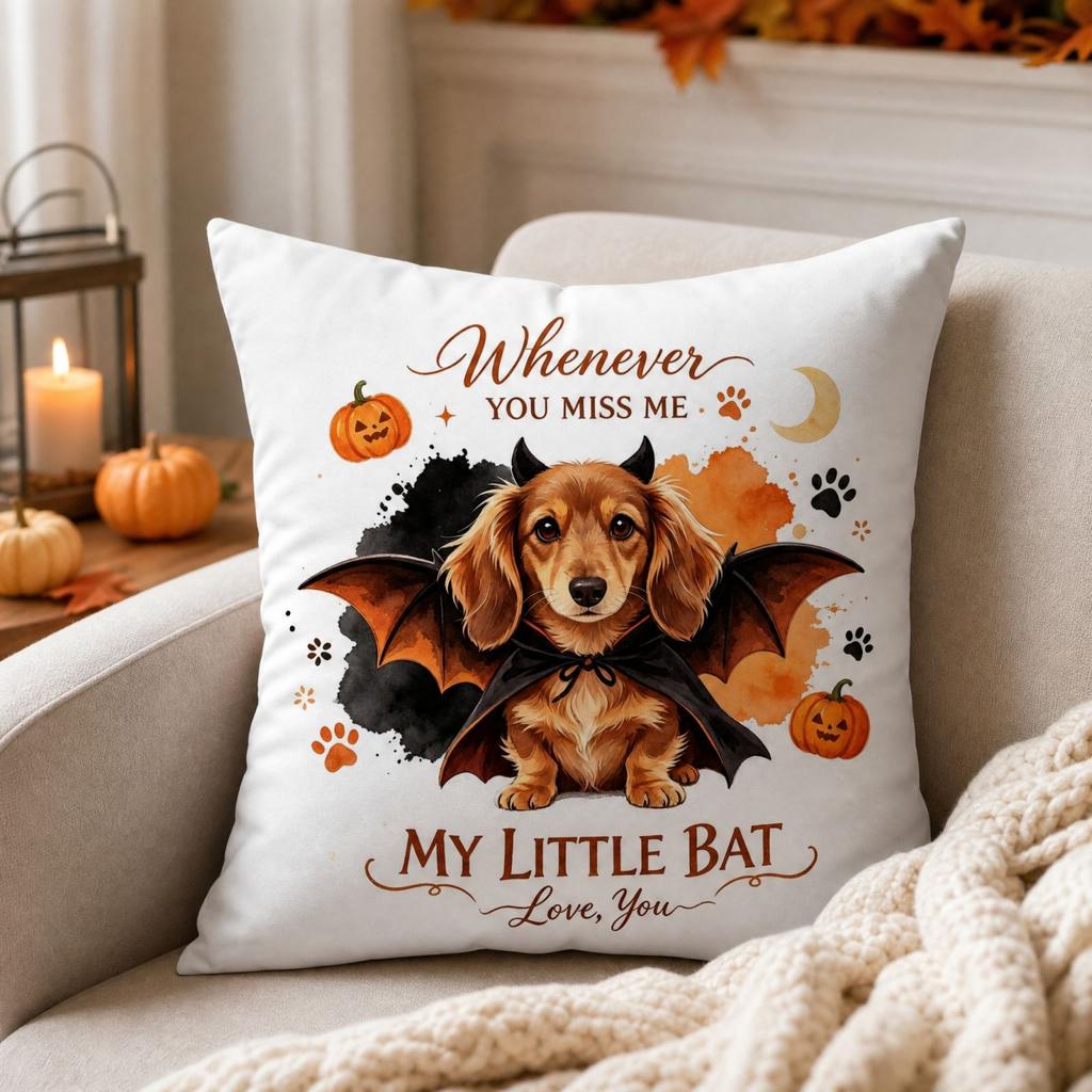 Cover 4545 cm Halloween Cute Animal Print Short Plush Single-Sided Cushion Cover for Couch Sofa Bedroom Home Decor