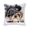 Cartoon Dog Cushion Cover Digital Print Pillowcase Decorative Car Living Room Sofa 45*45Cm
