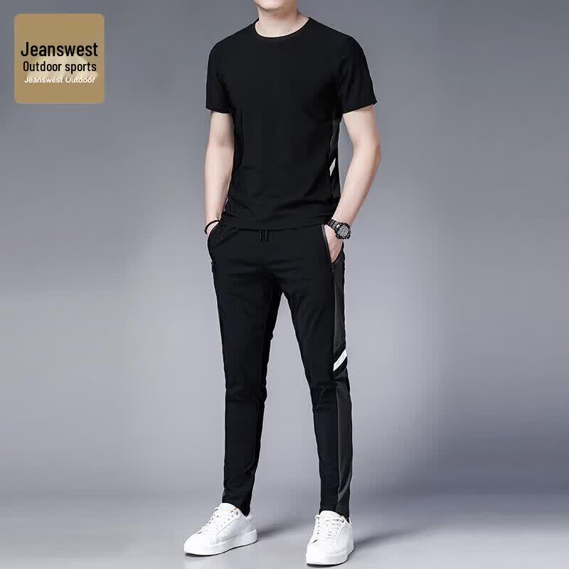 Jeanswest Men s Outdoor Sport T-shirt & Pants Set 4XL