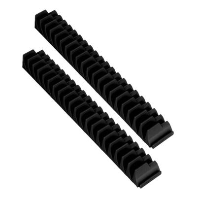 Ateena Wrench Holder, Spanner Holder, Magnetic Tool Holder, Wrench Rack, Magnetic Holder, Tool Storage (Black, 2 Pieces)