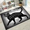 3D Retro Witch Ouija Gothic Spirit Board Rug for Bedroom Living Room Sofa Home Doormat Decor, Large Kids Play Non-slip Floor Mat