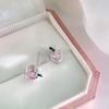Sweet Peach Earrings Light Luxury Fresh Girlish Versatile Earrings