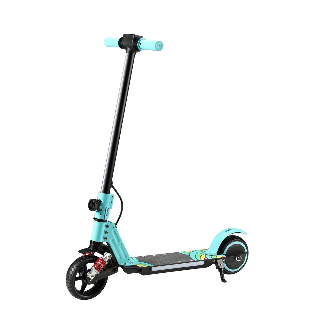 Simate S5 Lightweight Folding Kid’S Electric Scooter 130W Motor 14KM/h Safety Speed 70KG Load Outdoor Play E-Scooter