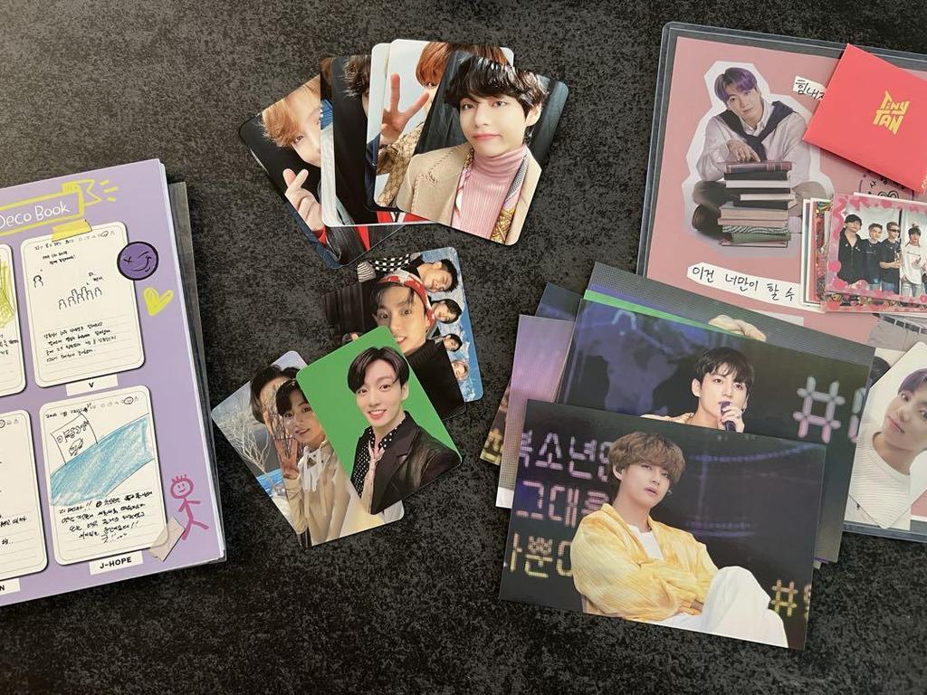 [USED] bts DECO BOOK trading cards, postcards, various sets, with bonus, Jungkook