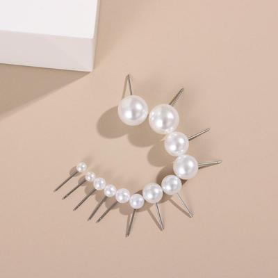 4mm 5mm 6mm 8mm 10mm 12mm Runde Kugelkopf-Ohrstecker Elegante Ohrstecker Neue Perlenohrstecker Damen