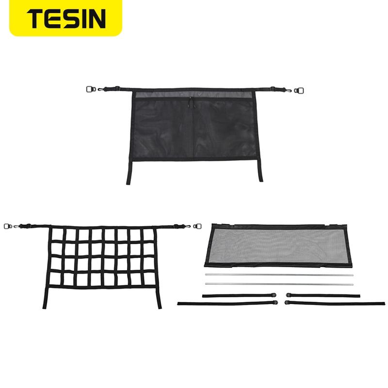 Plasa de portbagaj TESIN pentru portbagaj pentru Ford Bronco 2022 cu 4 usi, organizatoare de plasa de bagaje pentru interiorul masinii