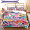 3pcs Distroller Alushhhe Green pattern bedding set duvet cover set includes duvet cover &pillowcases, perfect all season bedroom decoration & gift