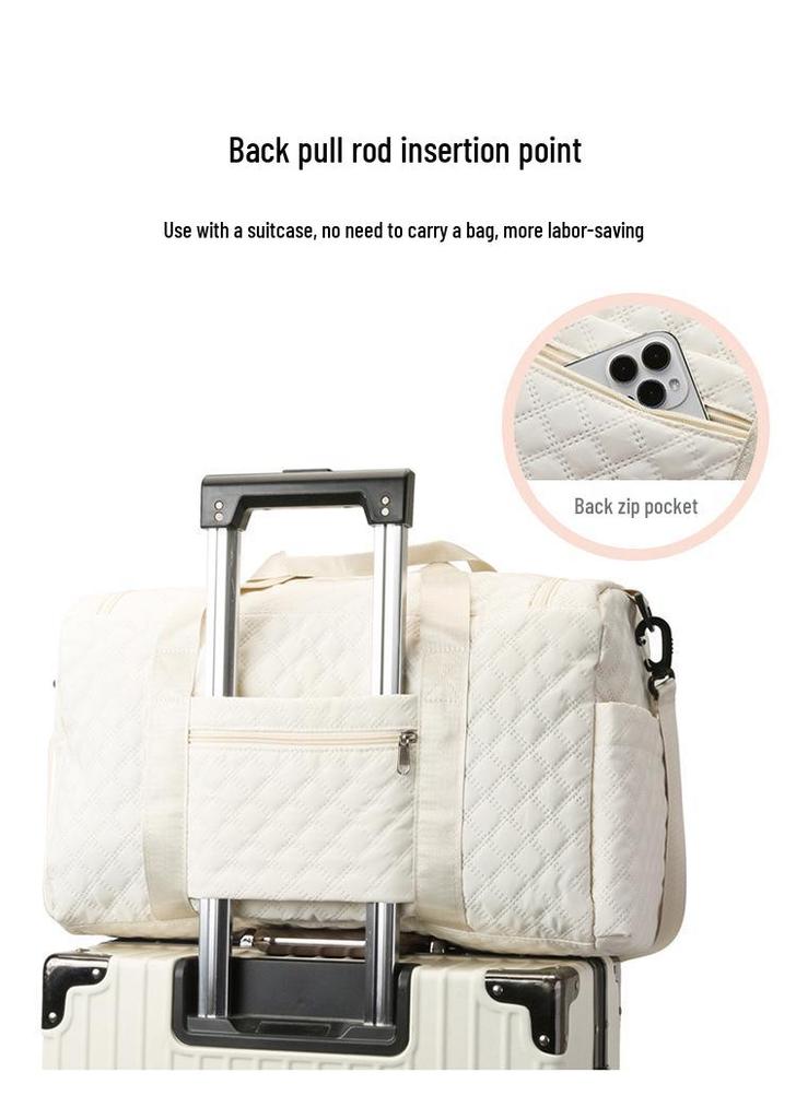 Waterproof Travel Bag with Shoe Compartment - Ideal for Business, Commuting, Yoga, and Sports
