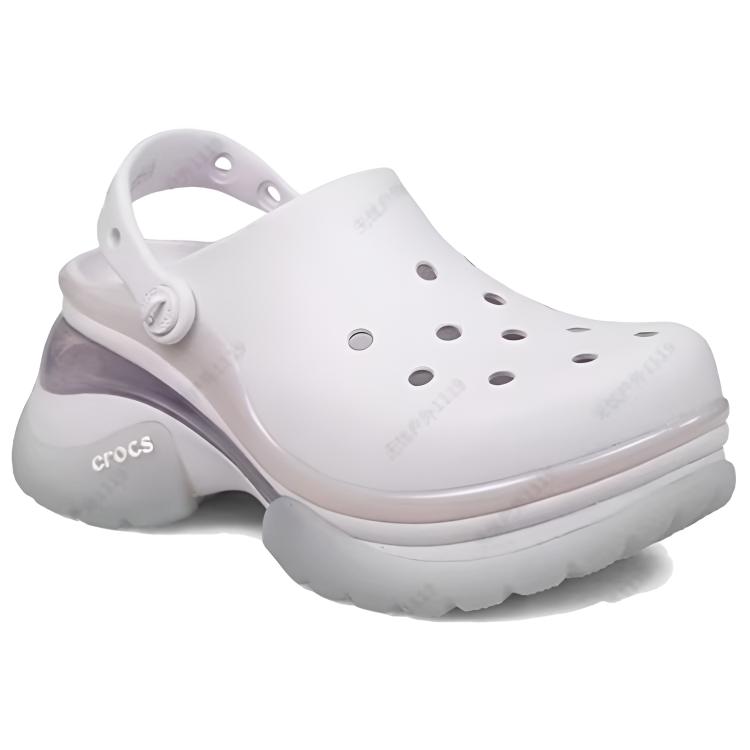 Crocs Dolphin Versatile Comfortable Clogs Women Footwear Grape-Ice 212811-5DK