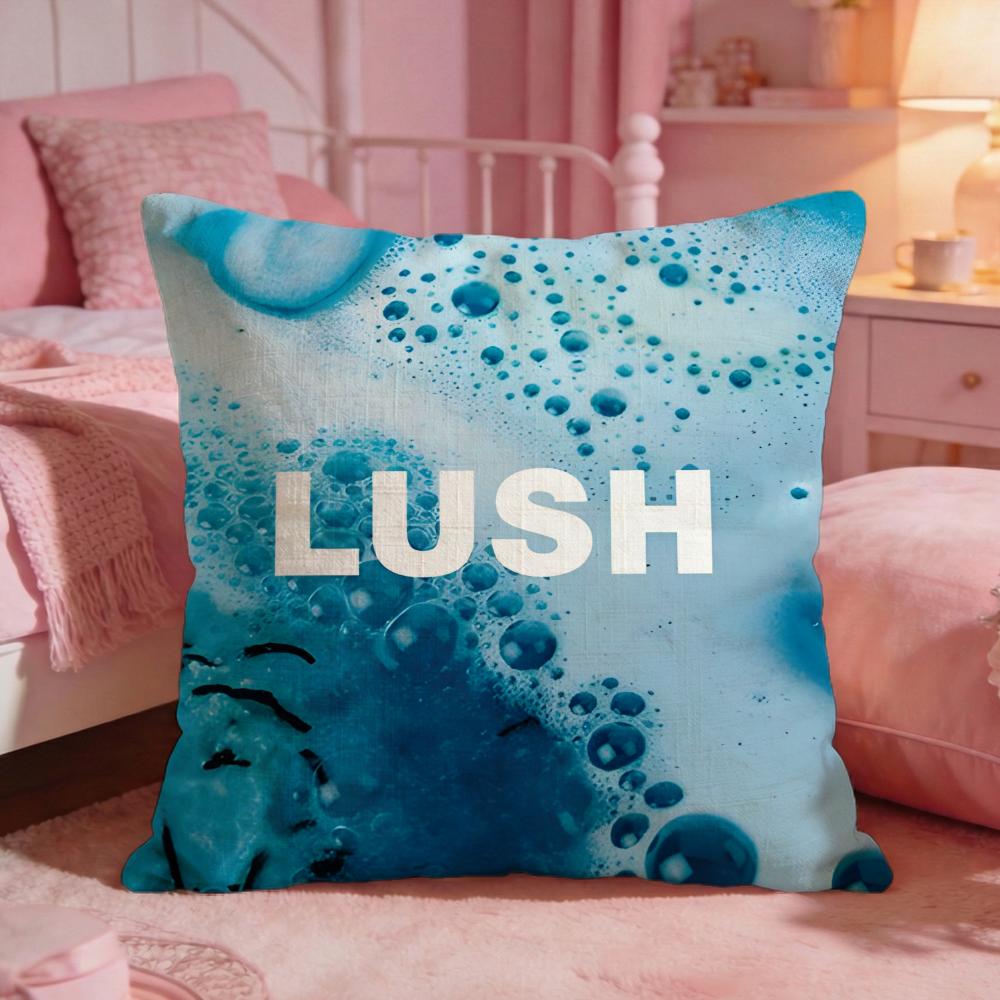 Brand Logo LLush Cushion Cover Premium Comfort Reversible Pillow Cove Two In One Design For Any Room Car Interior