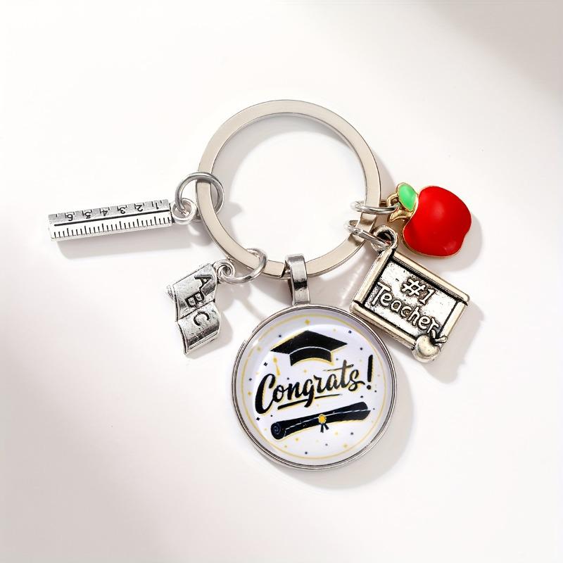 Graduation Cap Keychain: Perfect Graduation or Teacher's Day Gift