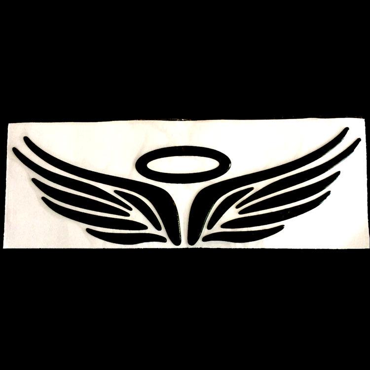 3D Angel Wings Car Emblem Sticker - Stereoscopic Car Decal for Decoration