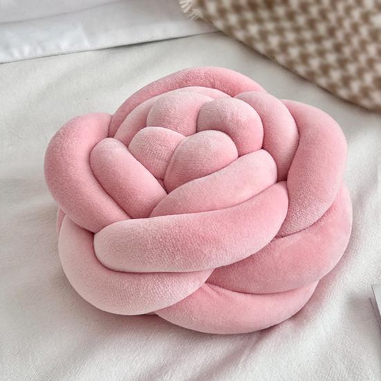 Back Cushion Nordic Style Rose Flower Shape Soft Comfortable Pillow Home Living Room Bedroom Office Decor