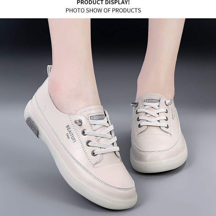 

Soft leather lazy little white shoes women s 2025 spring and autumn new flat-soled Oxford shoes soft-soled breathable single tide shoes 40