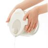 Risu Salad Spinner, Vegetable Drainer, White, 2.3L, Liberalista, Made In Japan