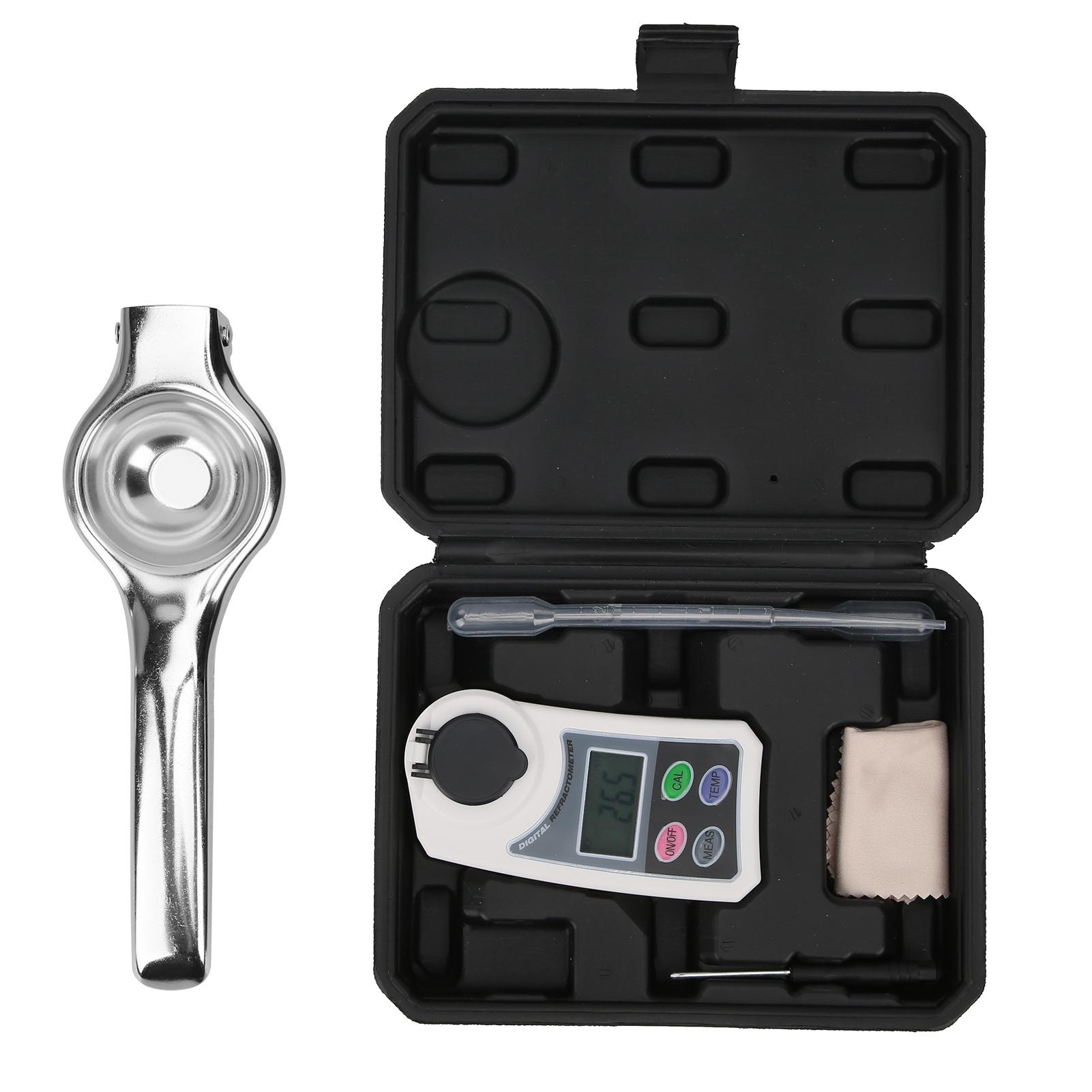 

Цифровой рефрактометр Brix, портативный цифровой измеритель солености сахара для тестирования фруктов