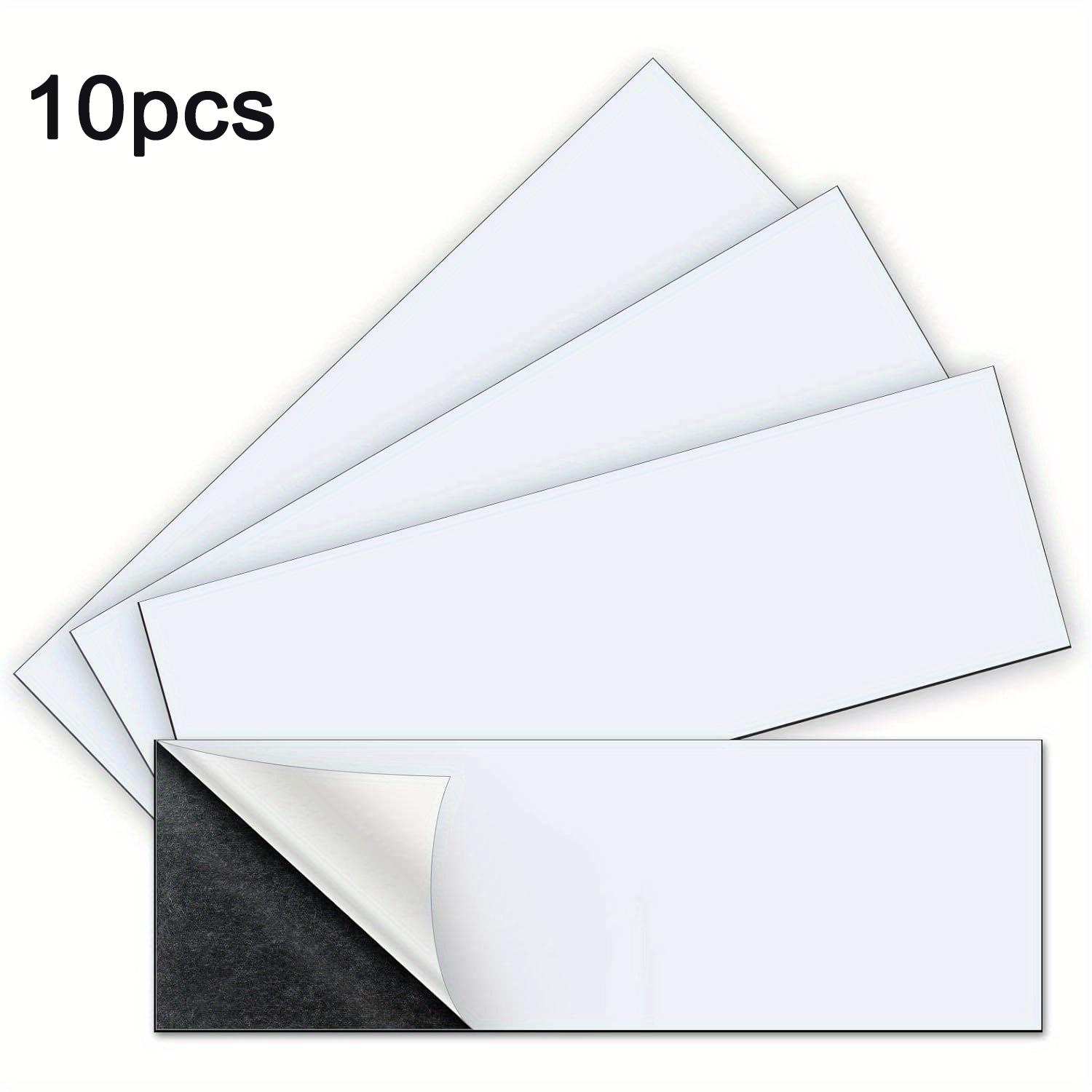 

4 шт. Магниты-наклейки на бампер 4*12 дюймов, Самоклеящиеся Гибкие Магнитные Наклейки на Бампер, Превратите Любое Украшение в Магнит! 10pcs