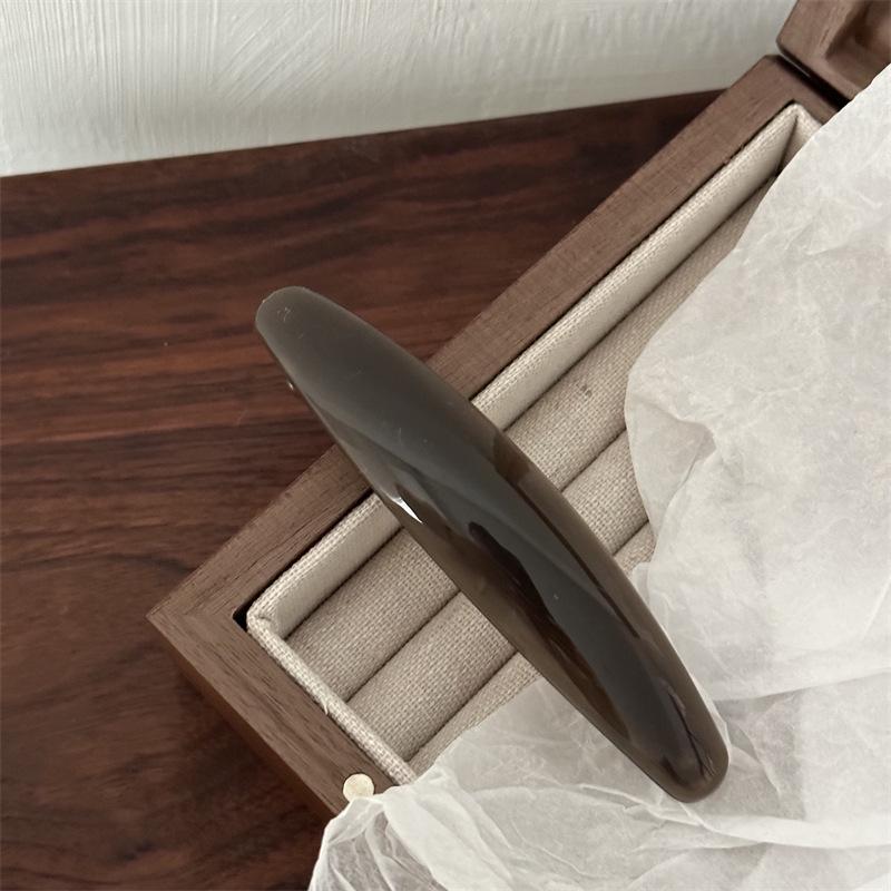 

Шикарные заколки для волос однотонные акриловые французские клипсы простые элегантные овальные геометрические зажимы для волос шпильки женские аксессуары для волос