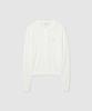ROIROI Wool Silk Blend Cardigan - Cream