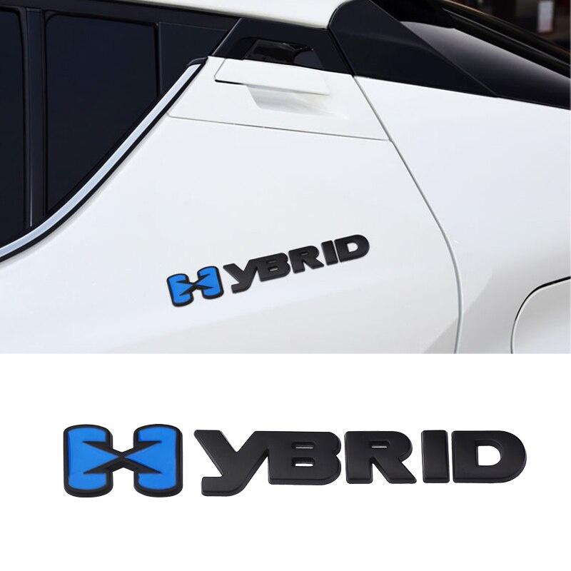 1ks Hybridní 3D kovové samolepky Odznak karoserie Odznak zavazadlového prostoru pro To-yo/ta Chr Auris Camry Corolla Vios Levin YARiS L Příslušenství
