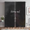 Cortinas Twenty One Pilots para Sala de Estar Estores de Cortina Tul para Dormitorio Cortinas Opacas 2 Piezas Separador Cocina Elegante
