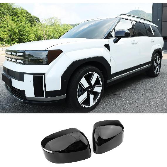 Rear View Mirror Cover Side Rear View Mirrors Cover Car Mirror Covering Cap Protective Caps Compatible with Hyundai Santa Fe 2024-2026