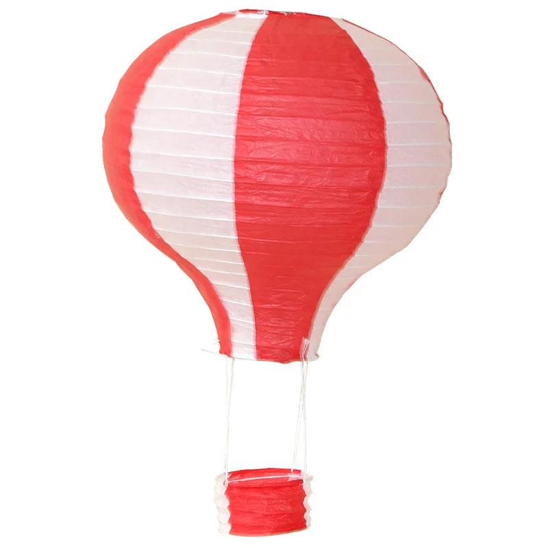 30cm Hot Air Balloon Park Amusement Park Shopping Mall Kindergarten Decoration Paper Lanterns Wedding Outdoor Folding Decoration