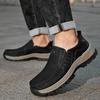 Sapatos Casuais Masculinos de Couro Confortáveis Clássicos Mocassins Masculinos para Caminhada ao Ar Livre Tênis Casuais Masculinos para Homens Tênis