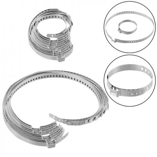 Drive Shaft Clamp Kit Crimp Joint Boot Parts Stainless Steel Small & Large