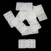 10pcs Plastic Pinned Hinge White RC Drone Accessories Durable RC Airplane Parts