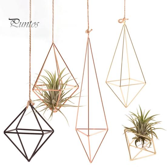 Porta piante ad aria in stile nordico Vasi da fiori in metallo Supporto geometrico in ferro Tillandsia Tavolo da tavolo Ornamenti da giardino per la casa – acquista a prezzi convenienti sul